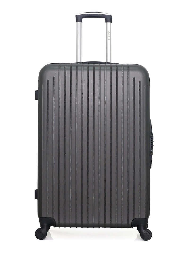 HERO - Valise Grand Format CARPATES 75 cm 4 Roues Gris foncé - Kiabi