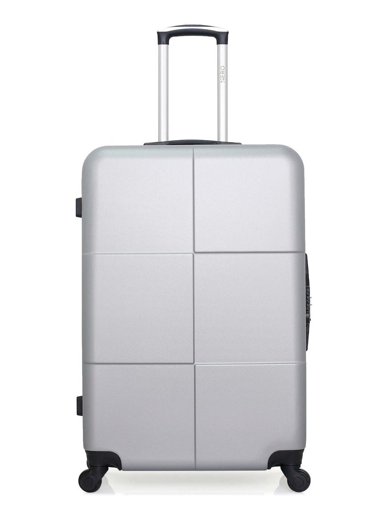 HERO - Valise Grand Format CORONADO 75 cm 4 Roues Gris - Kiabi