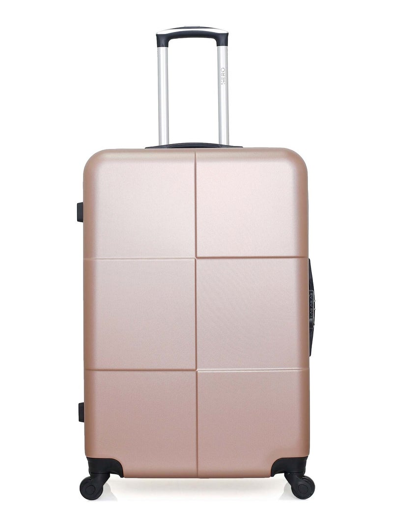 HERO - Valise Grand Format CORONADO 75 cm 4 Roues Rose clair - Kiabi