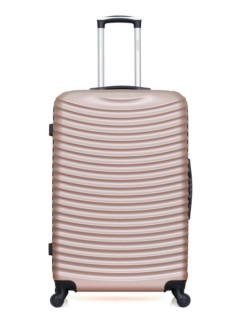 HERO - Valise Grand Format ETNA 75 cm 4 Roues Rose clair - Kiabi