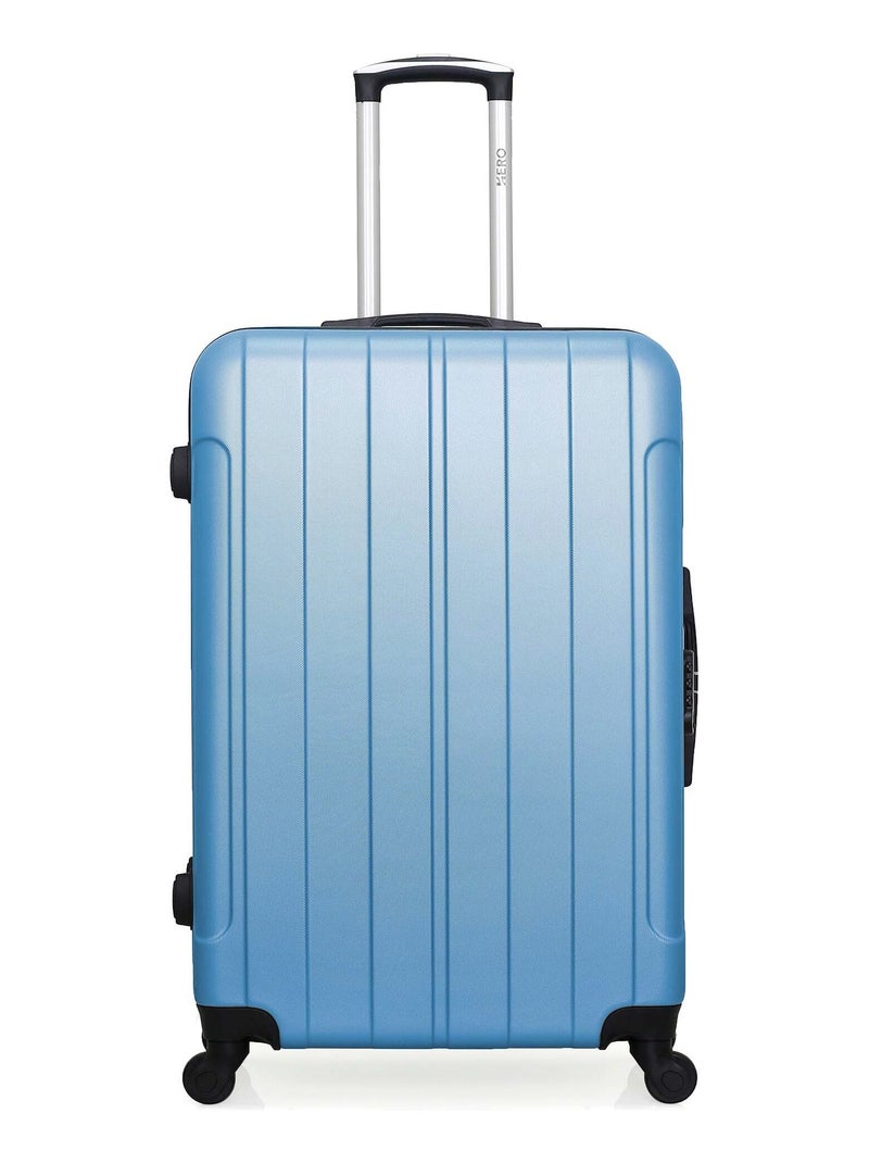 HERO - Valise Grand Format FOGO 75 cm 4 Roues Bleu clair - Kiabi