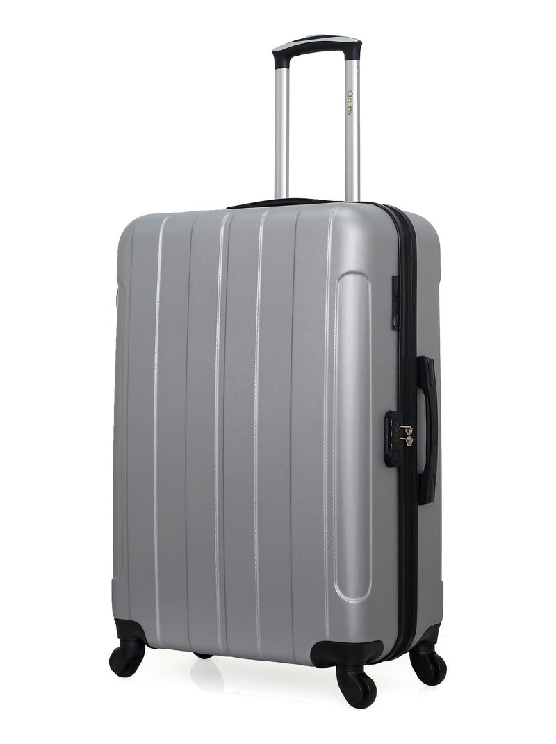 HERO - Valise Grand Format FOGO 75 cm 4 Roues Gris - Kiabi