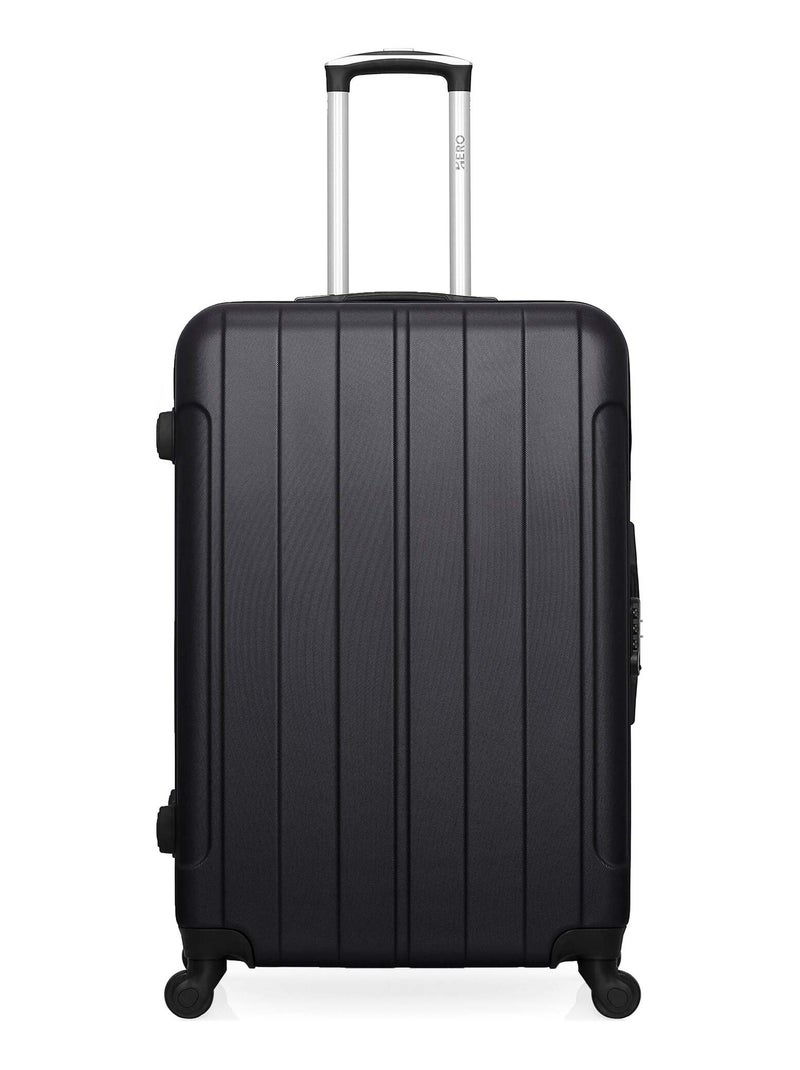 HERO - Valise Grand Format FOGO 75 cm 4 Roues Noir - Kiabi
