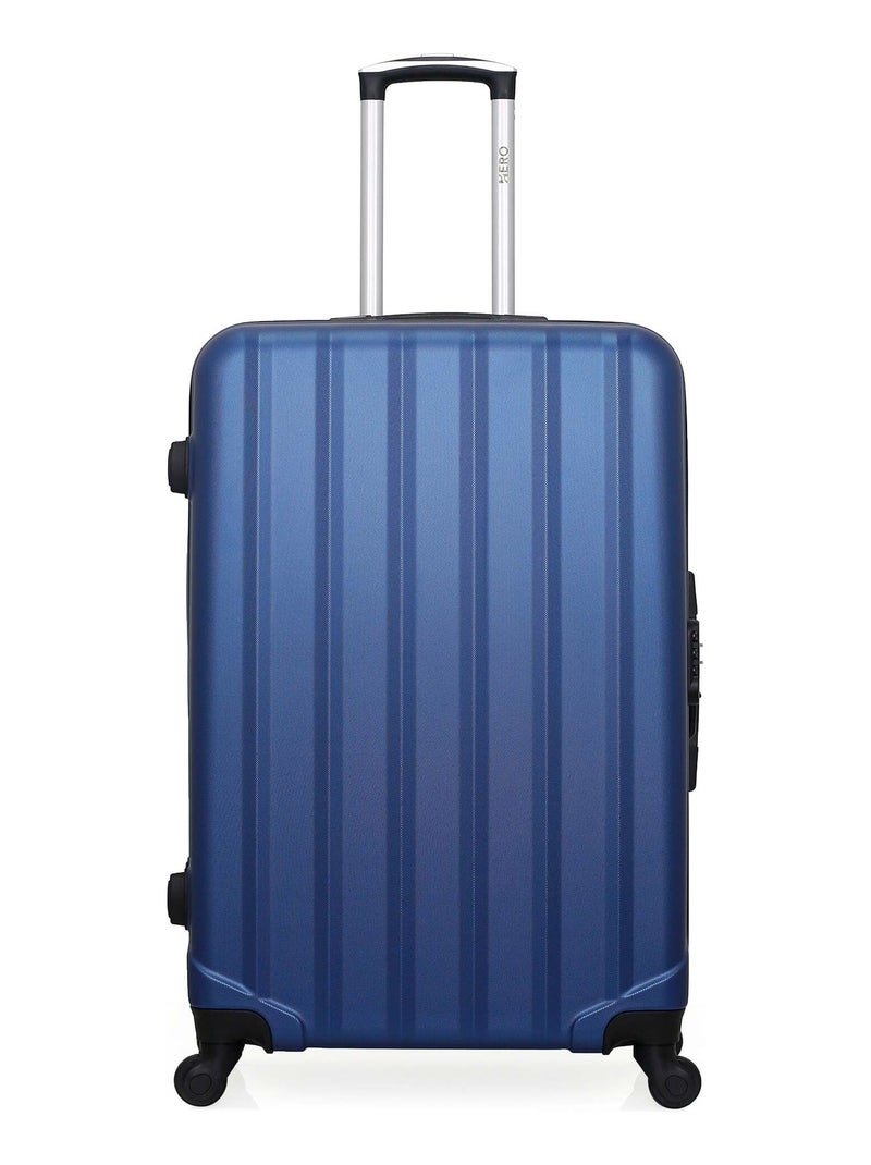 HERO - Valise Grand Format HIMALAYA 75 cm 4 Roues Bleu marine - Kiabi