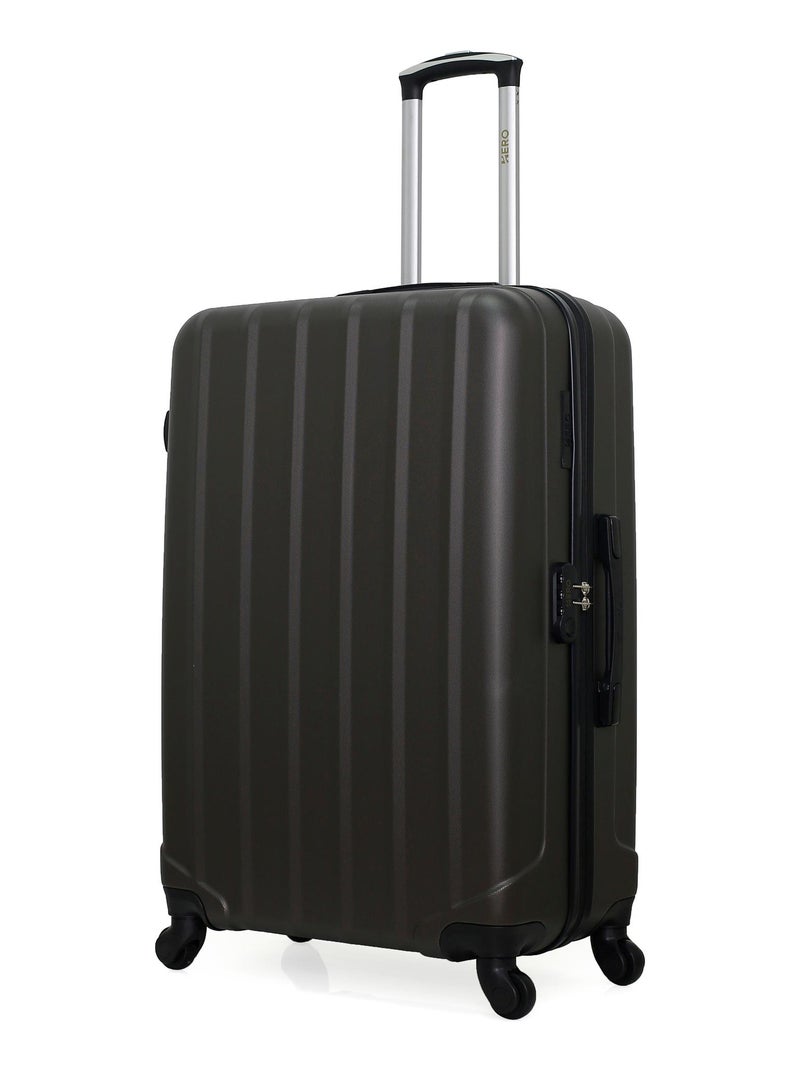 HERO - Valise Grand Format HIMALAYA 75 cm 4 Roues Gris foncé - Kiabi