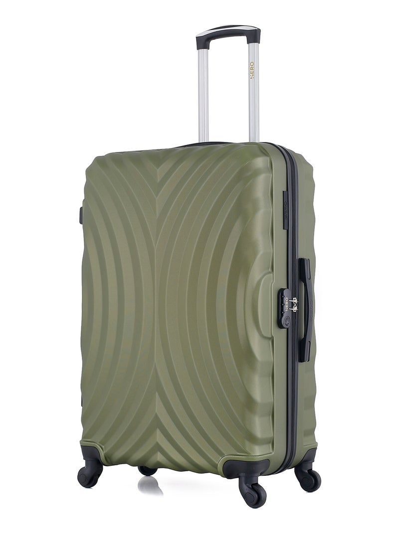 HERO - Valise Grand Format LAGOS 75 cm 4 Roues Kaki - Kiabi