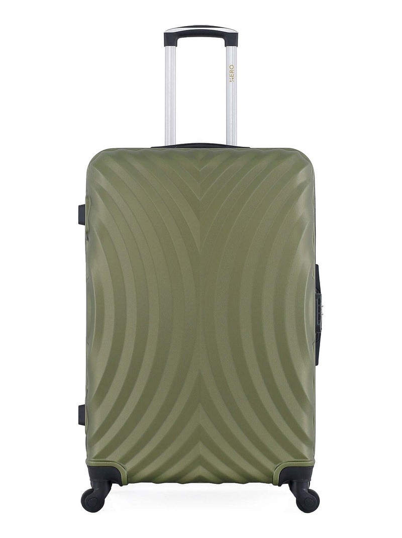 HERO - Valise Grand Format LAGOS 75 cm 4 Roues Vert kaki - Kiabi