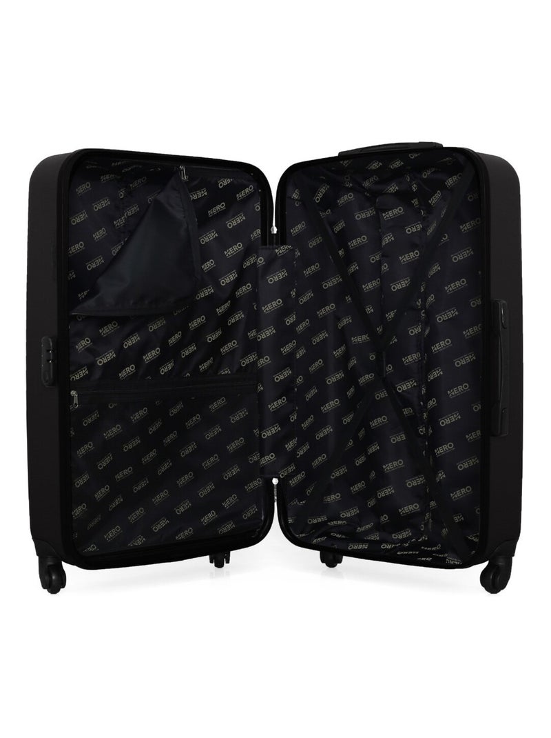 HERO - Valise Grand Format LIPARI 75 cm 4 Roues Gris foncé - Kiabi