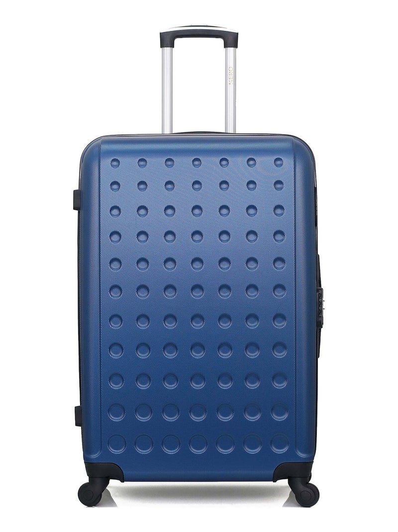 HERO - Valise Grand Format TAURUS 75 cm 4 Roues Bleu marine - Kiabi