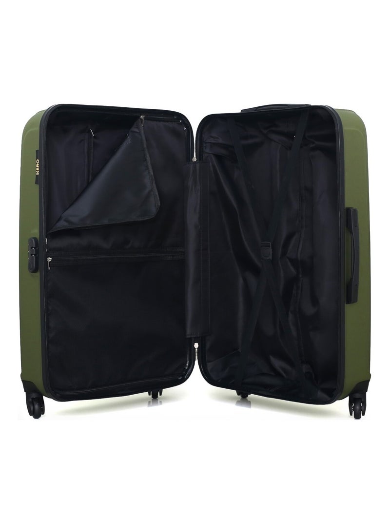 HERO - Valise Grand Format TAURUS 75 cm 4 Roues Kaki - Kiabi