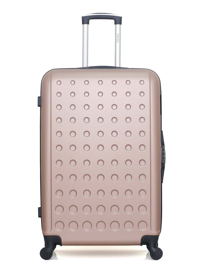 HERO - Valise Grand Format TAURUS 75 cm 4 Roues Rose clair - Kiabi