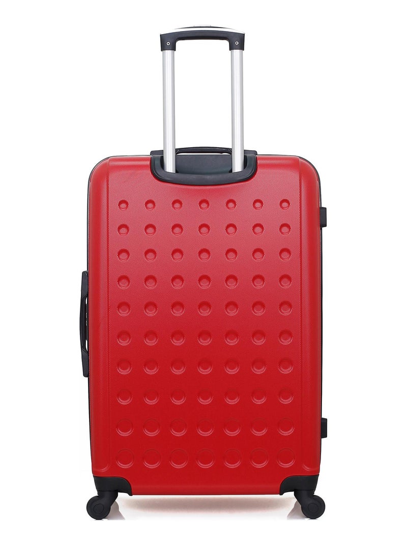 HERO - Valise Grand Format TAURUS 75 cm 4 Roues Rouge - Kiabi