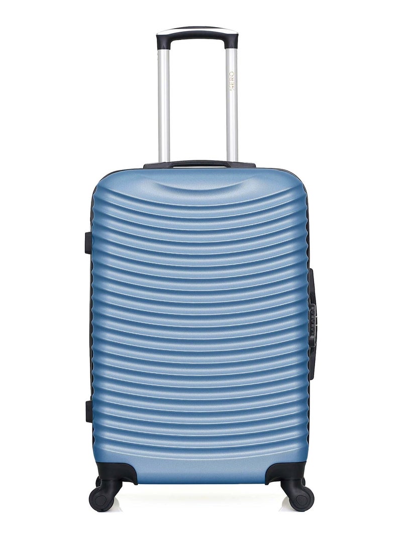 HERO - Valise Weekend ABS ETNA  65 cm 4 Roues Bleu clair - Kiabi