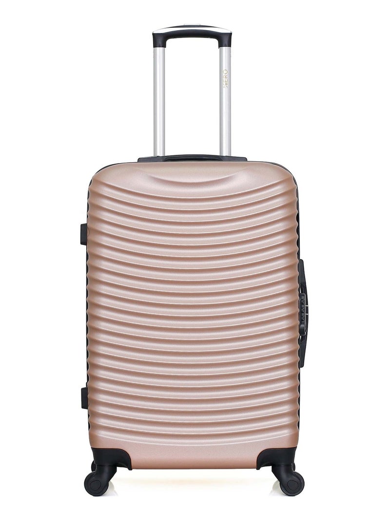 HERO - Valise Weekend ABS ETNA  65 cm 4 Roues Rose - Kiabi