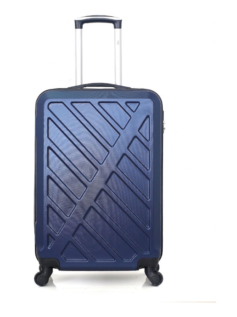 HERO - Valise Weekend ABS HIERRO  65 cm 4 Roues Bleu marine - Kiabi