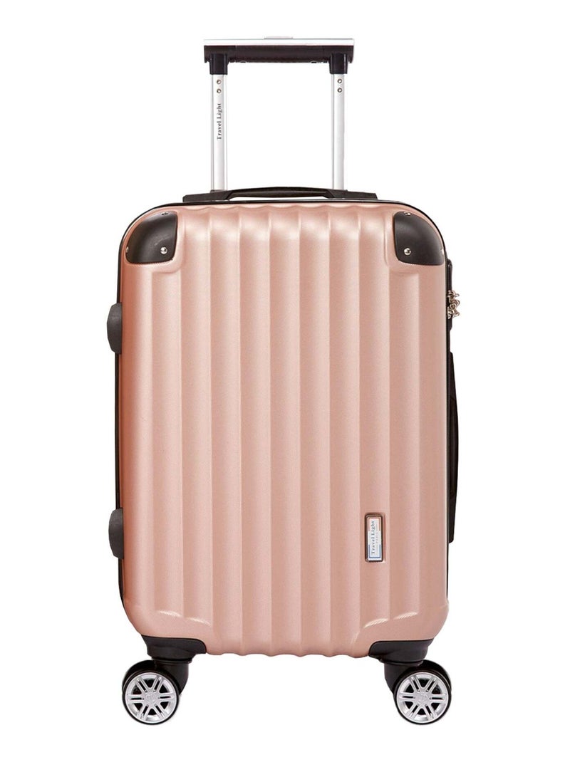 HERO - Valise Weekend CHANTILLY 65 cm 4 Roues Rose clair - Kiabi