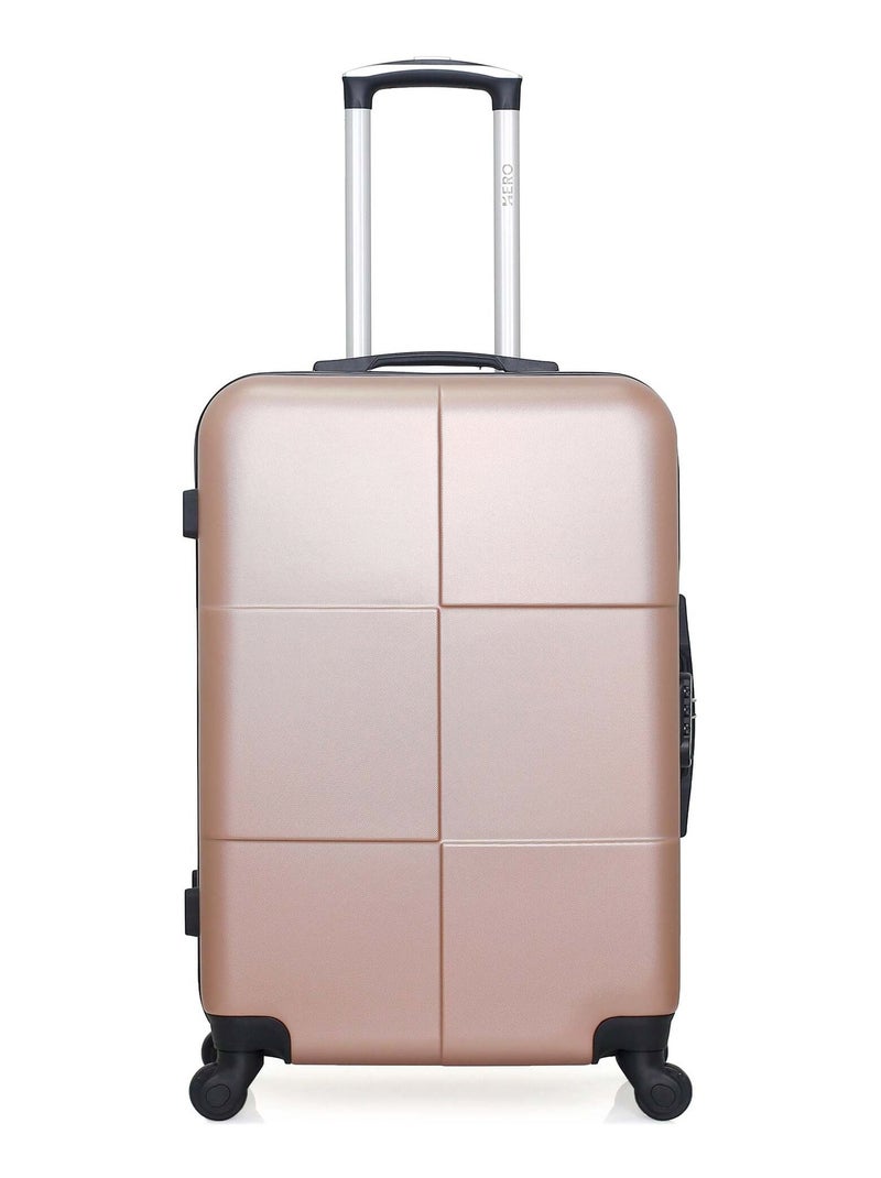 HERO - Valise Weekend CORONADO 65 cm 4 Roues Rose clair - Kiabi