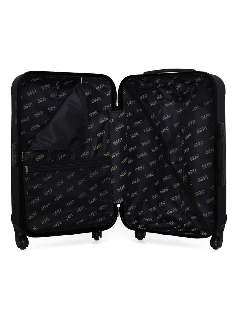 HERO - Valise Weekend FOGO 65 cm 4 Roues Noir - Kiabi