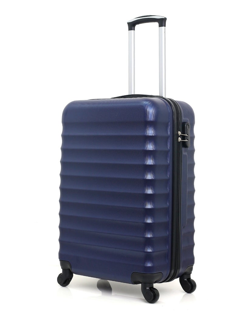 HERO - Valise Weekend JAKARTA 65 cm 4 Roues Bleu Bleu marine - Kiabi