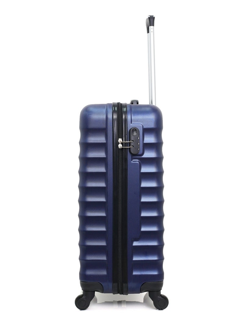 HERO - Valise Weekend JAKARTA 65 cm 4 Roues Bleu Bleu marine - Kiabi