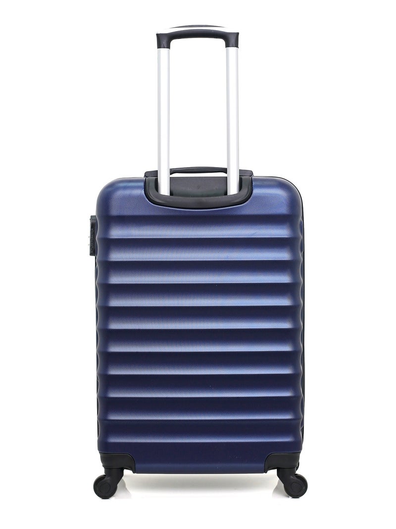 HERO - Valise Weekend JAKARTA 65 cm 4 Roues Bleu Bleu marine - Kiabi