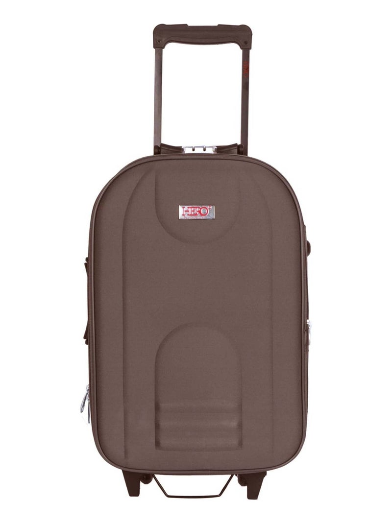 HERO - Valise Weekend JURA 58 cm 4 Roues Marron - Kiabi