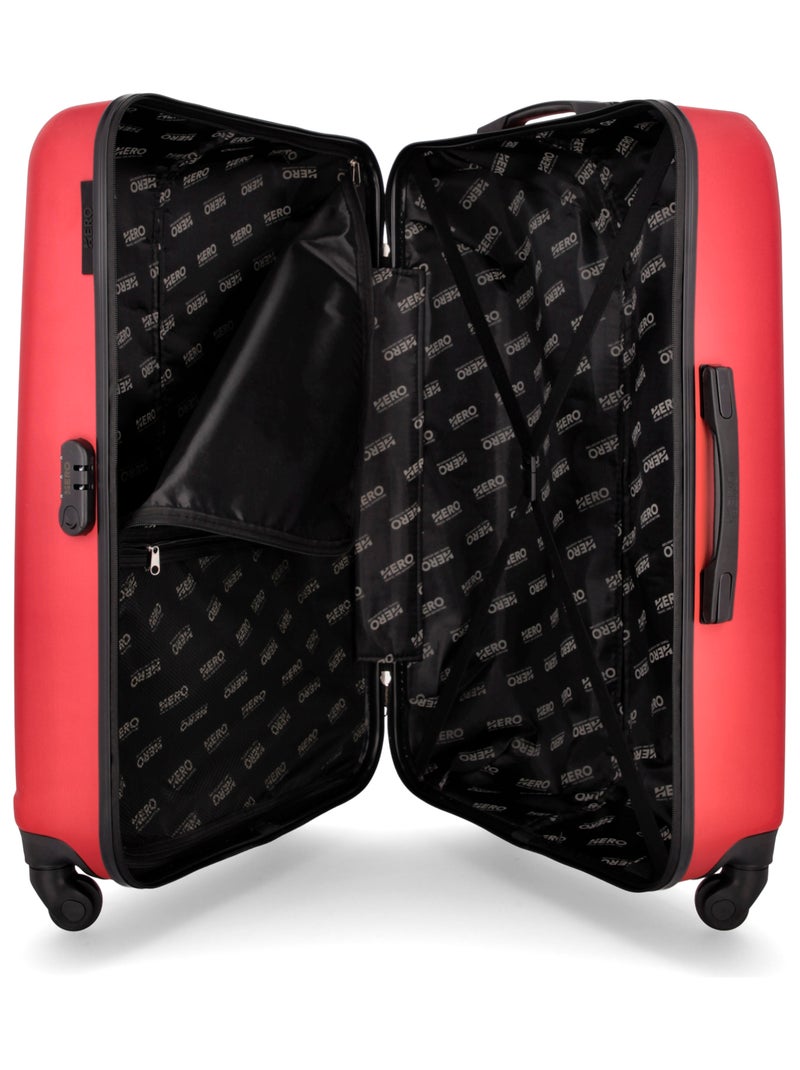 HERO - Valise Weekend LANZAROTE 65 cm 4 Roues Rouge - Kiabi