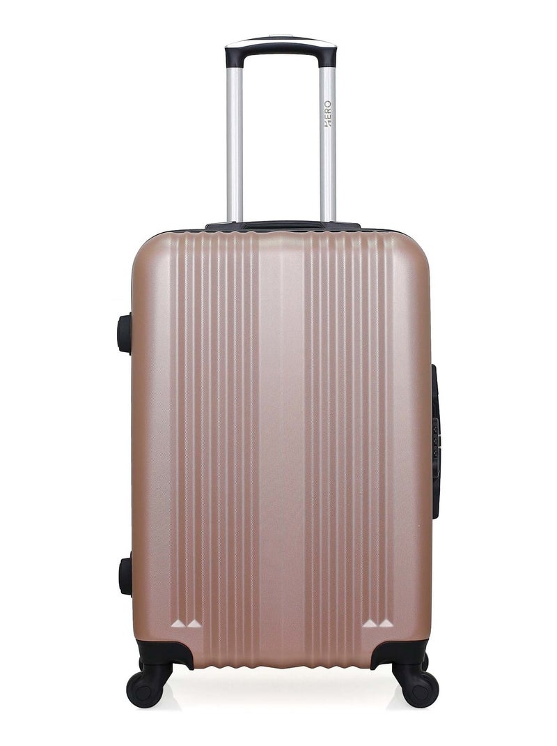 HERO - Valise Weekend LIPARI 65 cm 4 Roues Rose clair - Kiabi