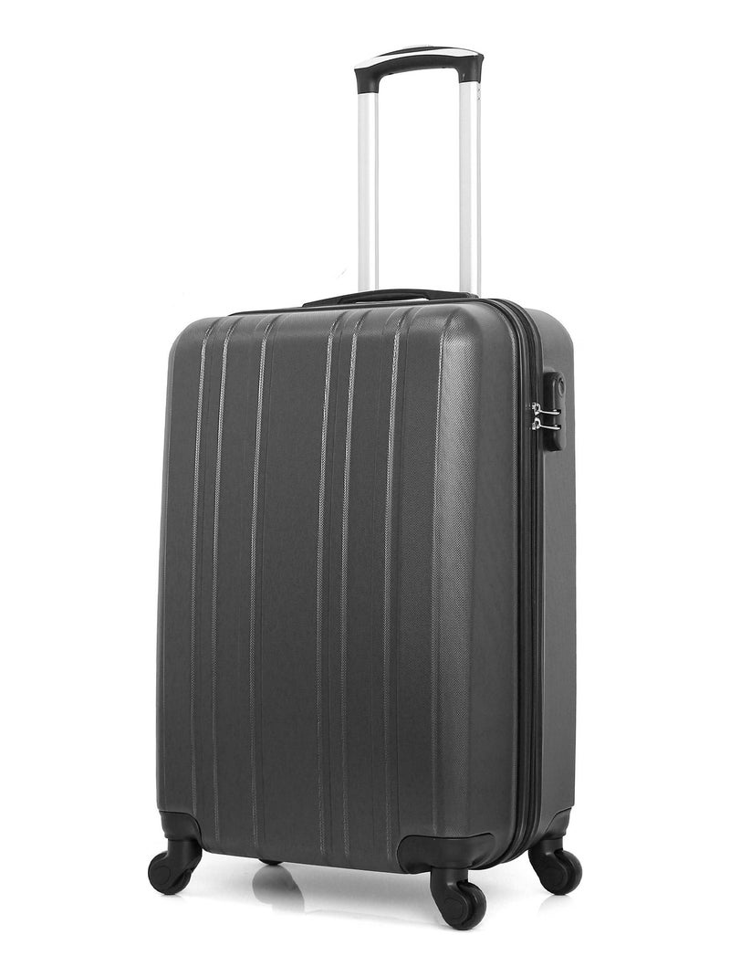 HERO - Valise Weekend STROMBOLI 65 cm 4 Roues Gris foncé - Kiabi