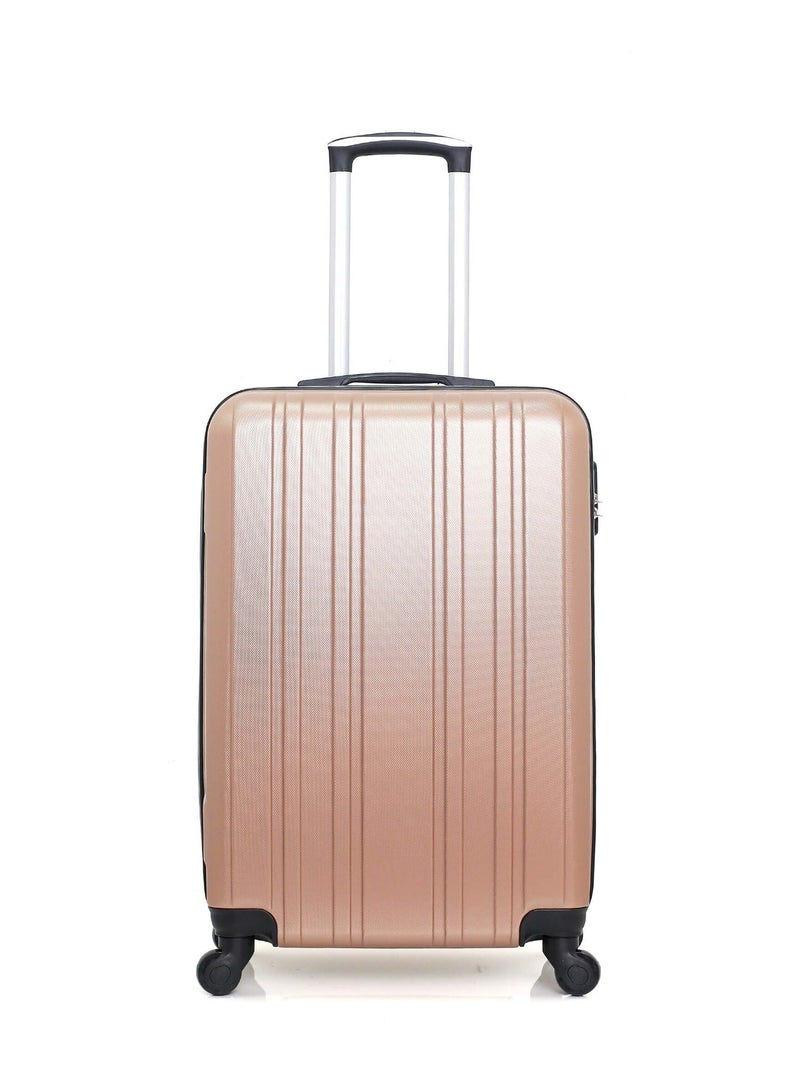 HERO - Valise Weekend STROMBOLI 65 cm 4 Roues Rose clair - Kiabi