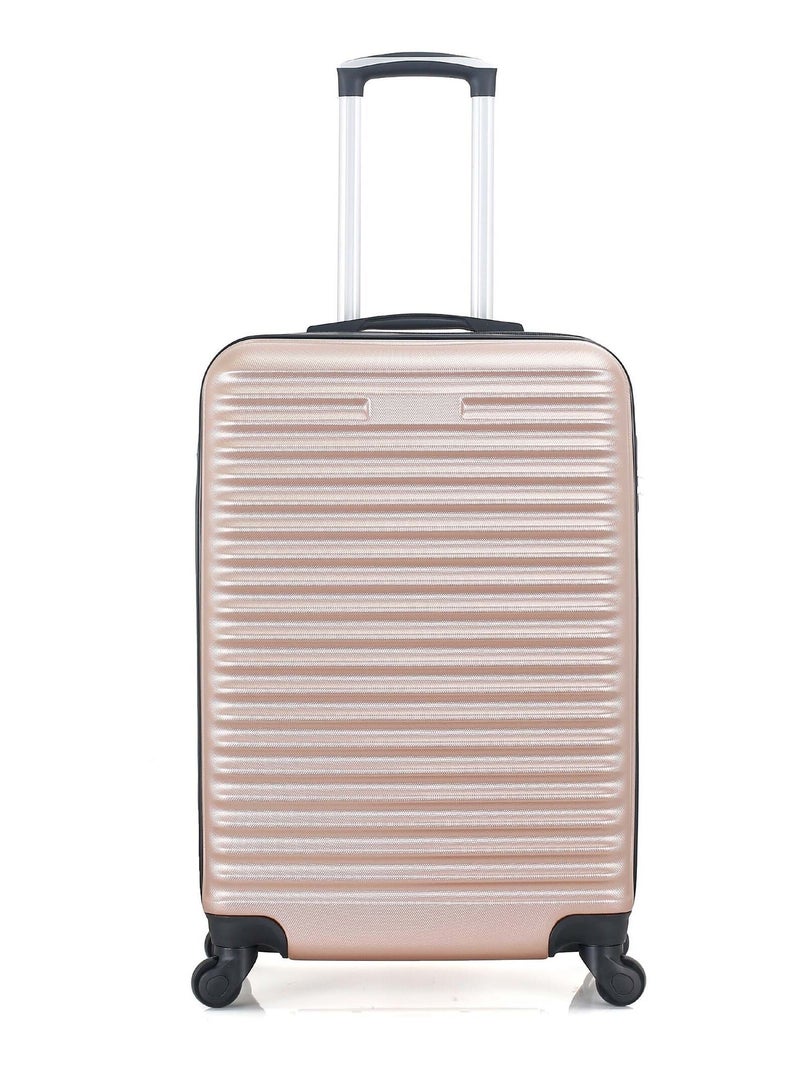 HERO - Valise Weekend TANGRA 65 cm 4 Roues Rose clair - Kiabi