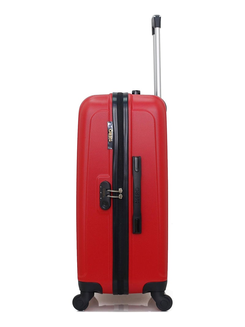 HERO - Valise Weekend TAURUS 65 cm 4 Roues Rouge - Kiabi