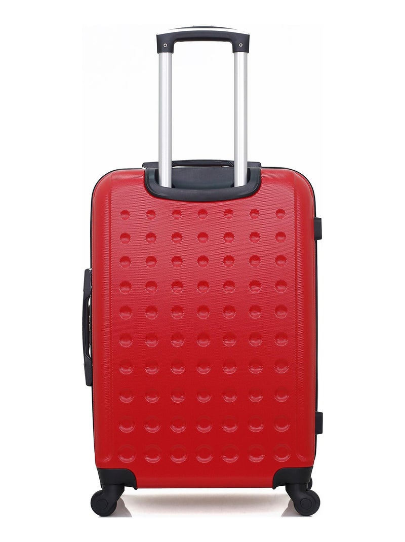 HERO - Valise Weekend TAURUS 65 cm 4 Roues Rouge - Kiabi