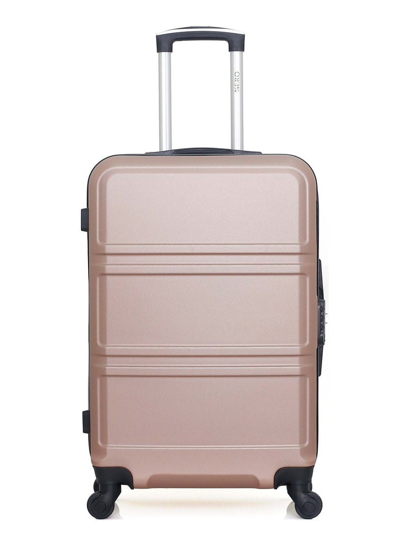 HERO - Valise Weekend UTAH 65 cm 4 Roues Rose clair - Kiabi