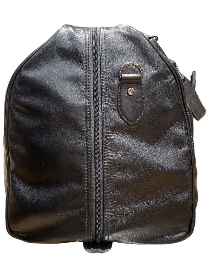 Hexagona Sac Voyage Cuir  - Noir - Kiabi