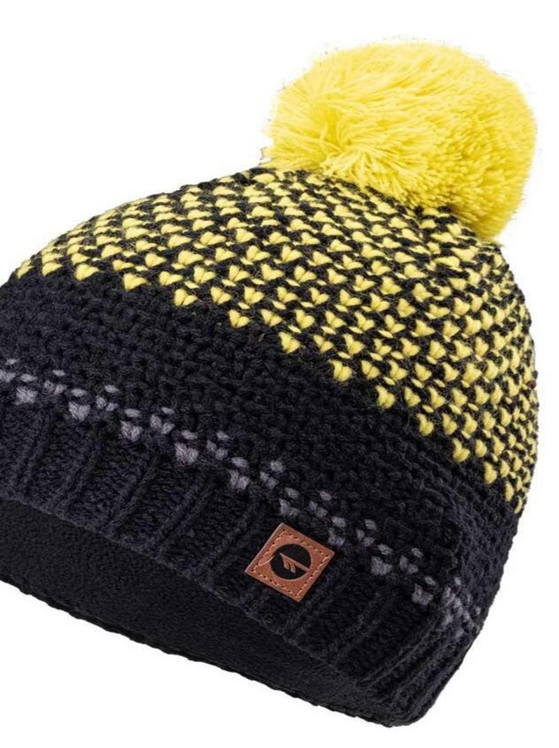 Hi-Tec - Bonnet HERVIN Noir Jaune - Kiabi