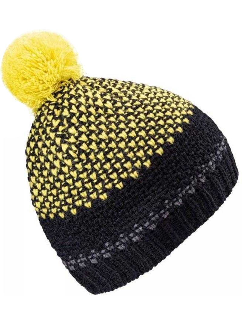 Hi-Tec - Bonnet HERVIN Noir Jaune - Kiabi