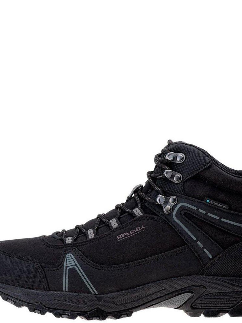 Hi-Tec - Bottines de marche HAPITER Noir Gris Noir - Kiabi