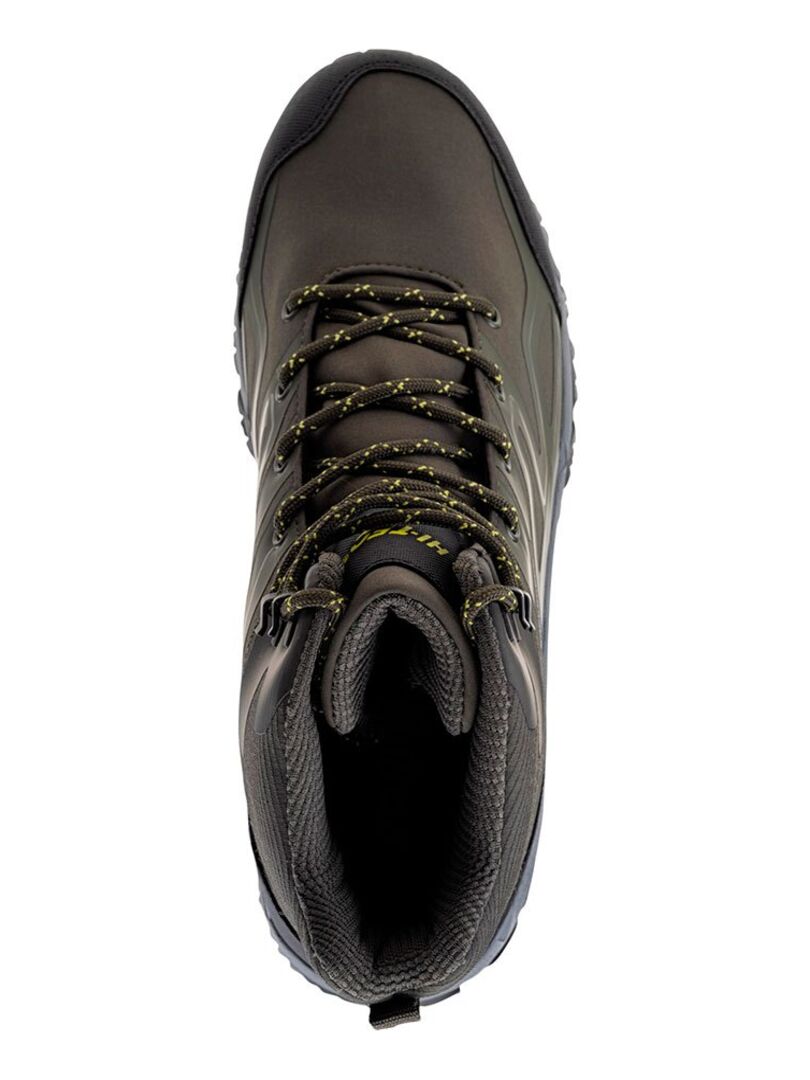 Chaussure Homme Randonnée cuir Marche Voyage Vert Imperméable Confort