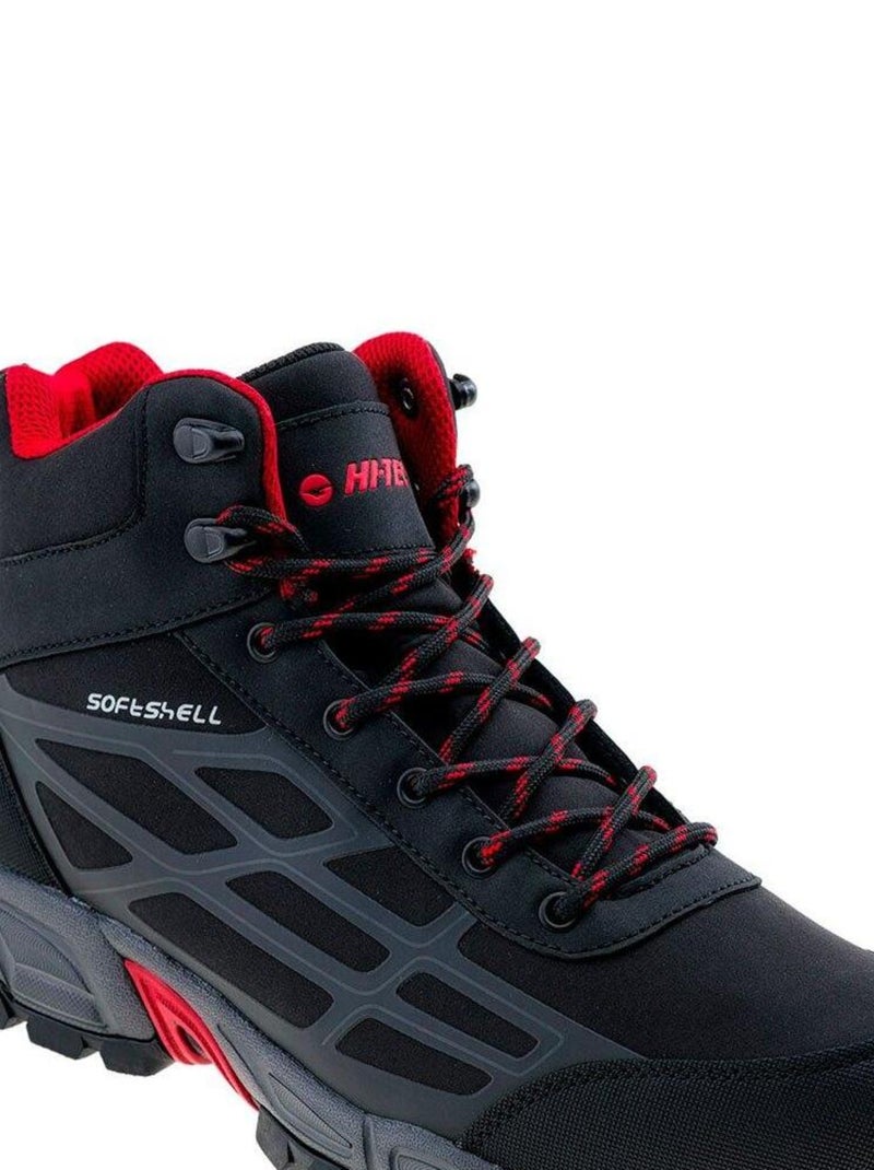 Hi-Tec - Bottines de marche MÇaOKO Noir Rouge - Kiabi