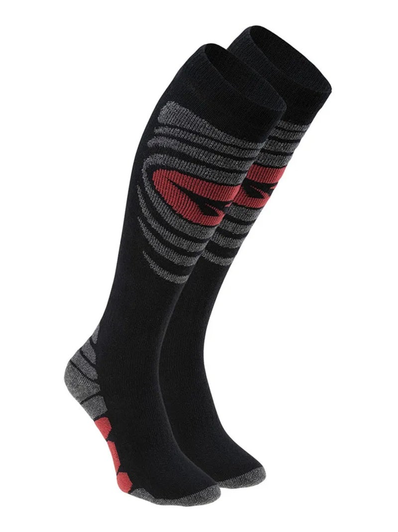 Hi-Tec - Chaussettes hauteur genoux GALACHE Noir Gris Gris - Kiabi
