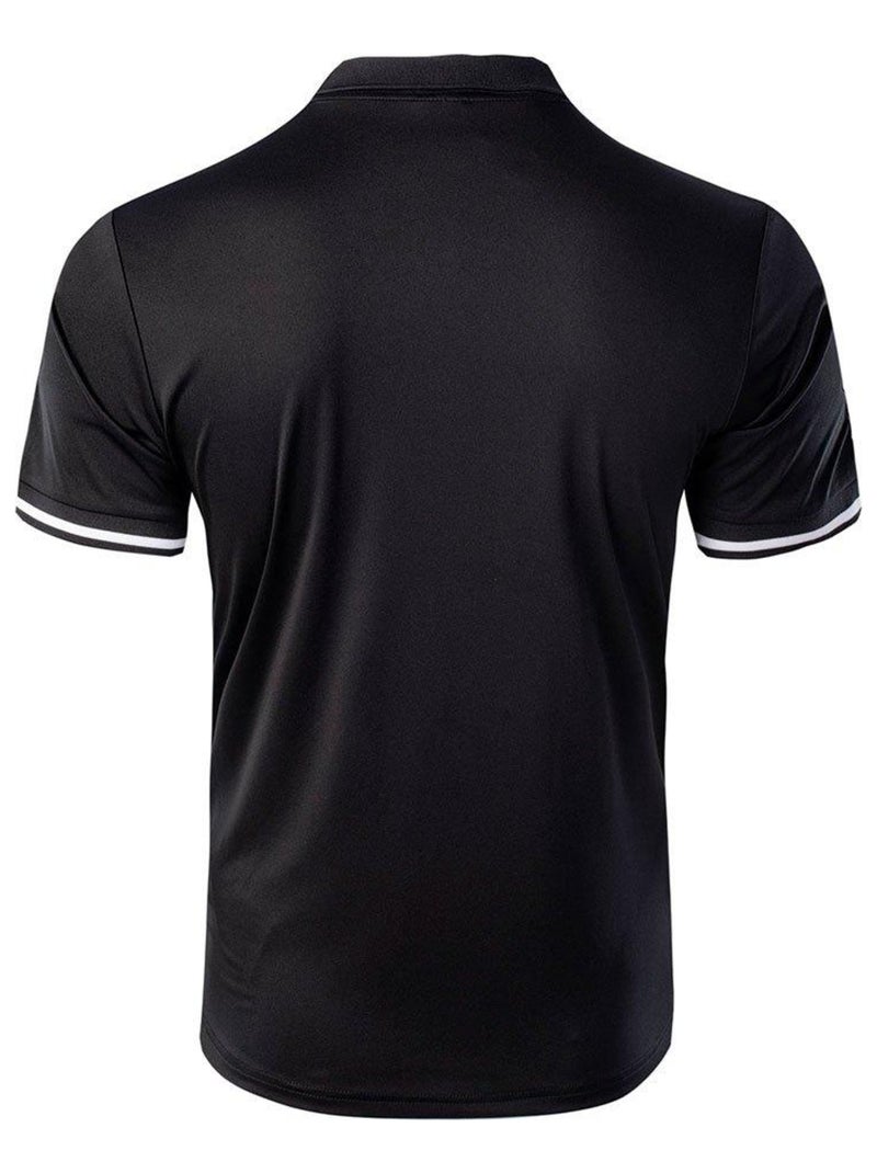 Hi-Tec - Polo HELSI Noir Blanc - Kiabi