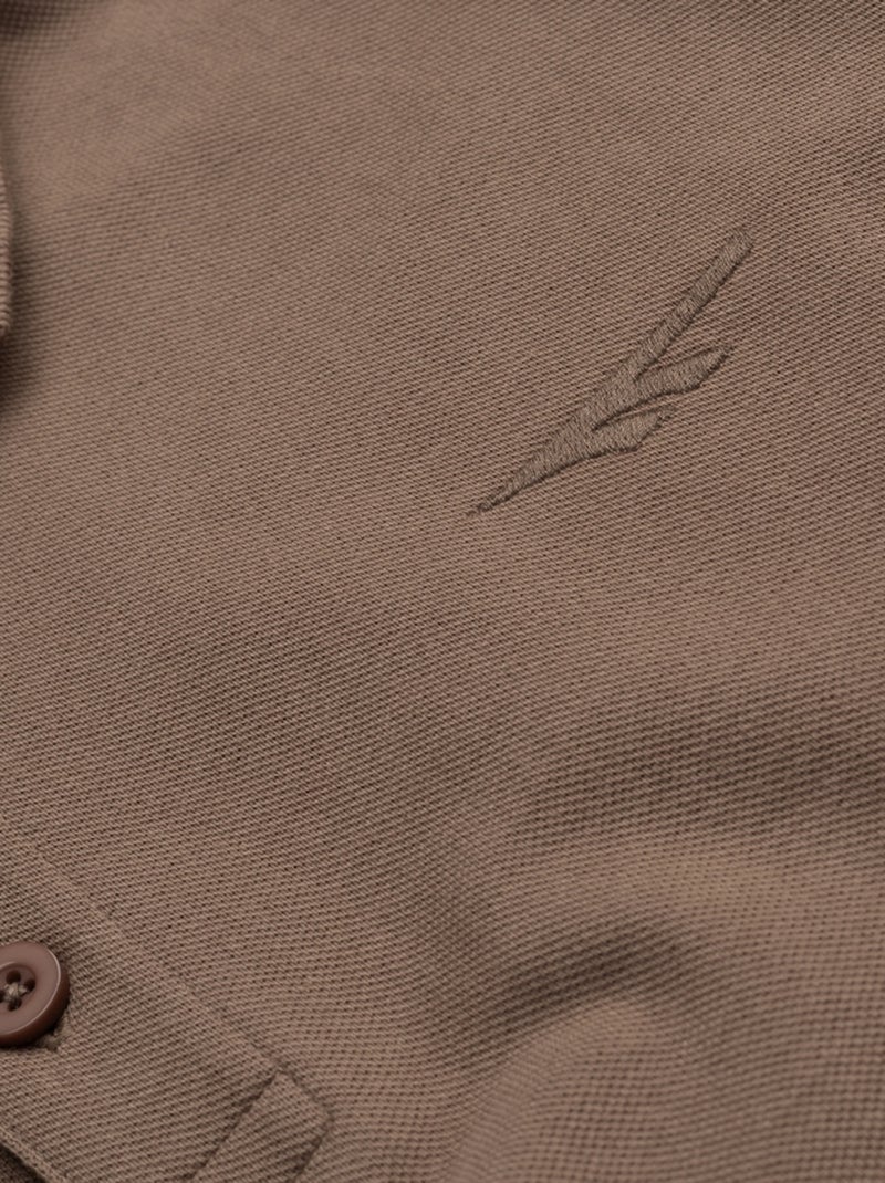 Hi-Tec - Polo MICKO Marron/Moka/Blush Beige - Kiabi