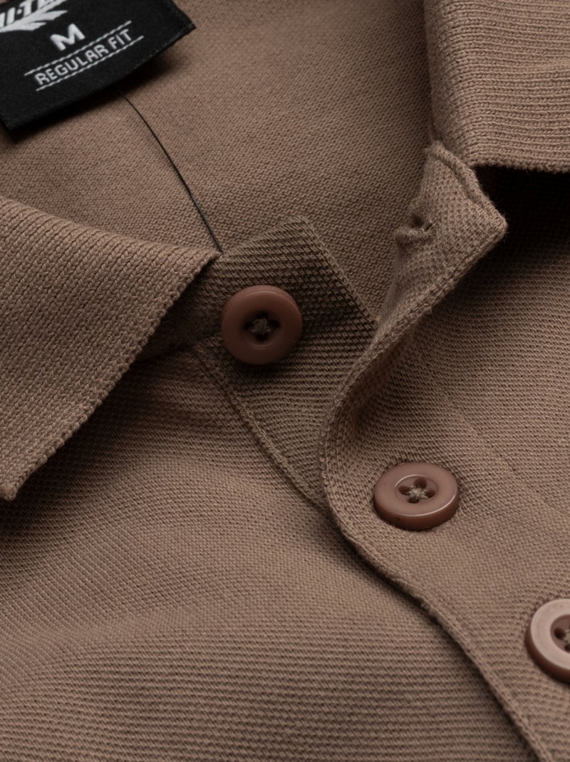 Hi-Tec - Polo MICKO Marron/Moka/Blush Beige - Kiabi