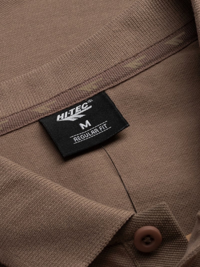 Hi-Tec - Polo MICKO Marron/Moka/Blush Beige - Kiabi