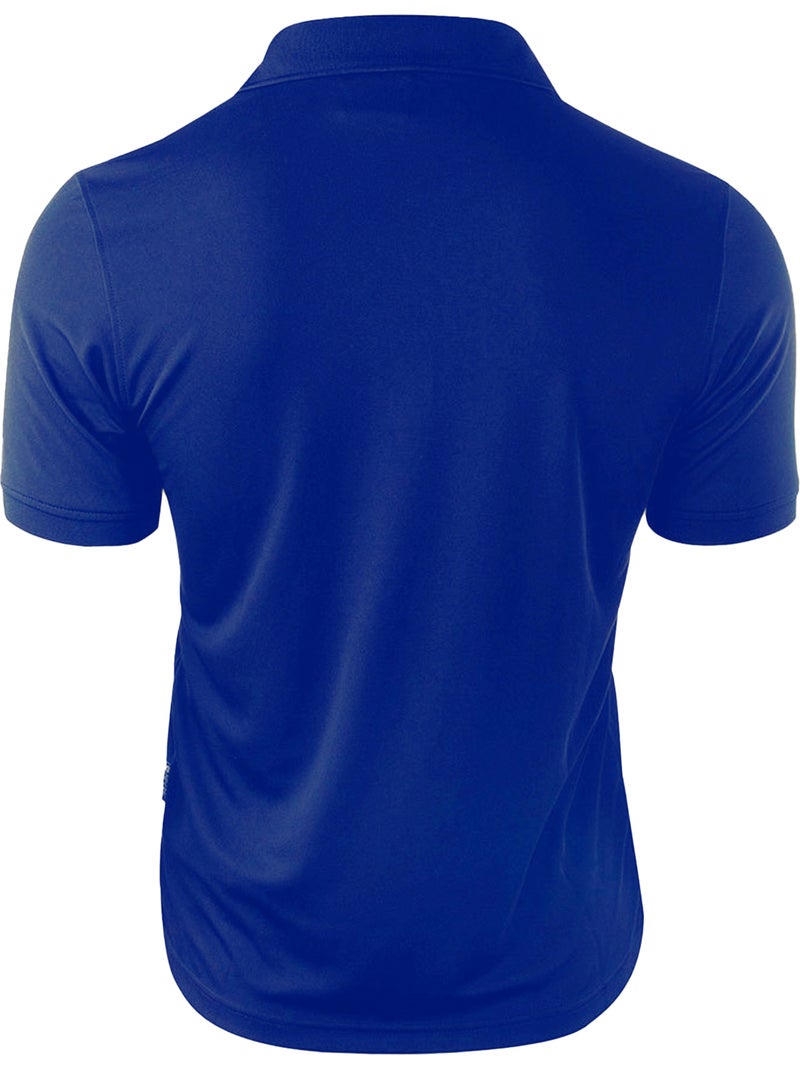 Hi-Tec - Polo motif/style Panneau contrasté SITE Bleu Rouge - Kiabi