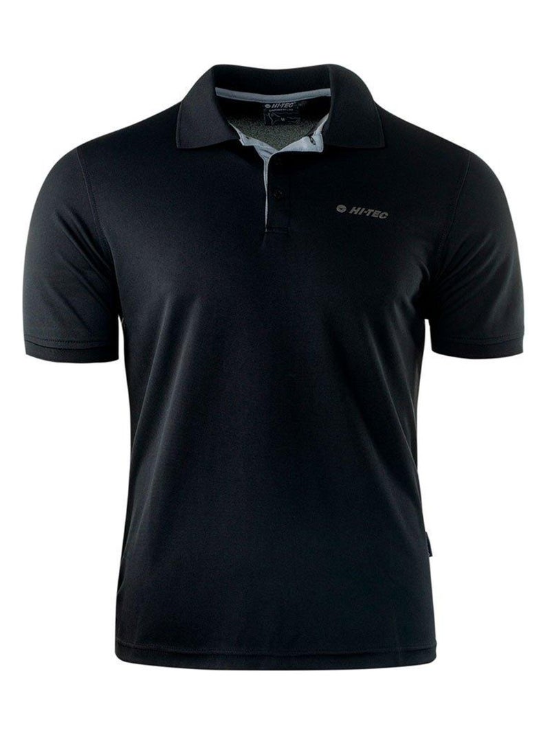 Hi-Tec - Polo motif/style Panneau contrasté SITE Noir Argenté - Kiabi