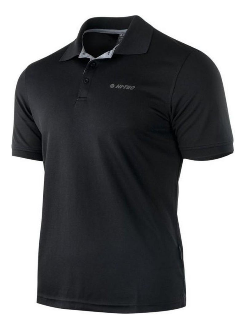 Hi-Tec - Polo motif/style Panneau contrasté SITE Noir Argenté - Kiabi