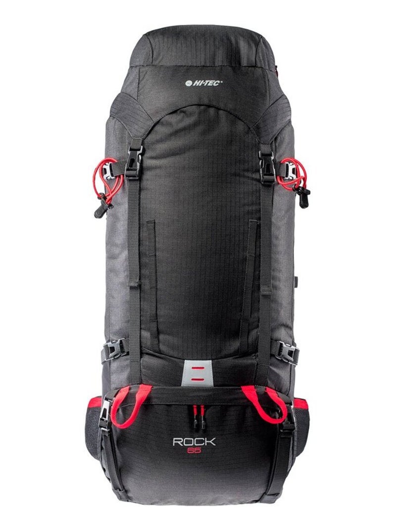 Hi-Tec - Sac à dos de randonnée ROCK Noir Rouge - Kiabi