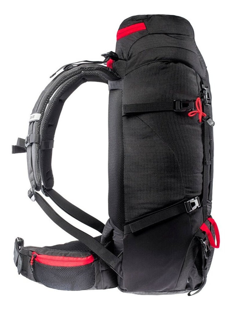 Hi-Tec - Sac à dos de randonnée STONE Noir Rouge - Kiabi